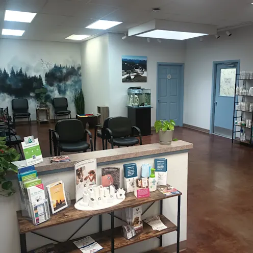 Updated lobby area in Greywolf Veterinary Hospital Updated lobby area in Greywolf Veterinary Hospital