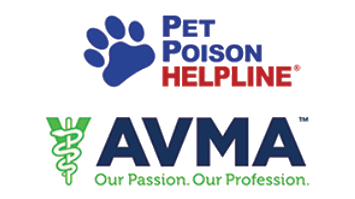 Pet Poison Helpline and AVMA logo