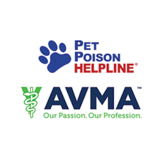 Pet Poison Helpline and AVMA logo Pet Poison Helpline and AVMA logo