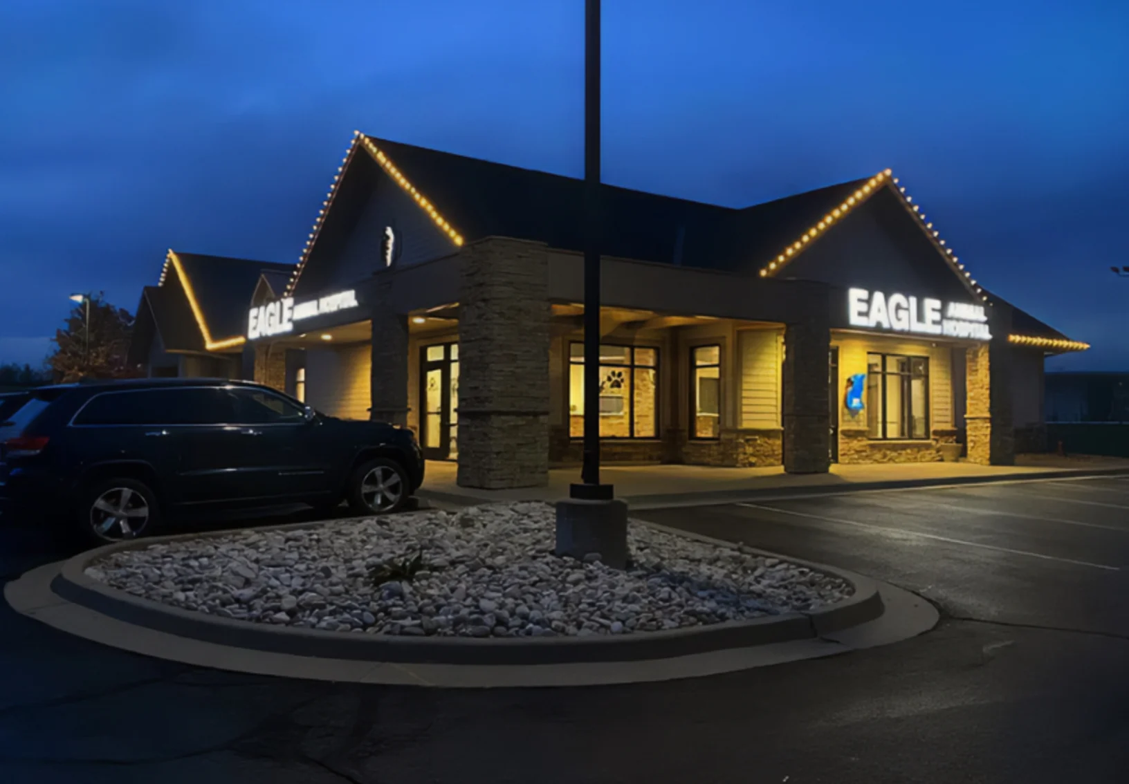 Exterior of Eagle Animal Hospital at Tiffany Springs Exterior of Eagle Animal Hospital at Tiffany Springs