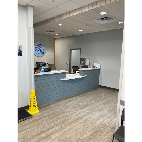 Front Desk and Check In at Value Vet