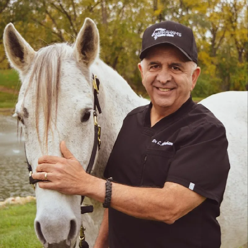 Dr. Abraham of Abraham's Equine Clinic Dr. Abraham of Abraham's Equine Clinic