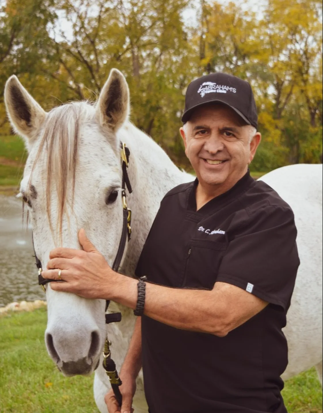 Dr. Abraham of Abraham's Equine Clinic Dr. Abraham of Abraham's Equine Clinic