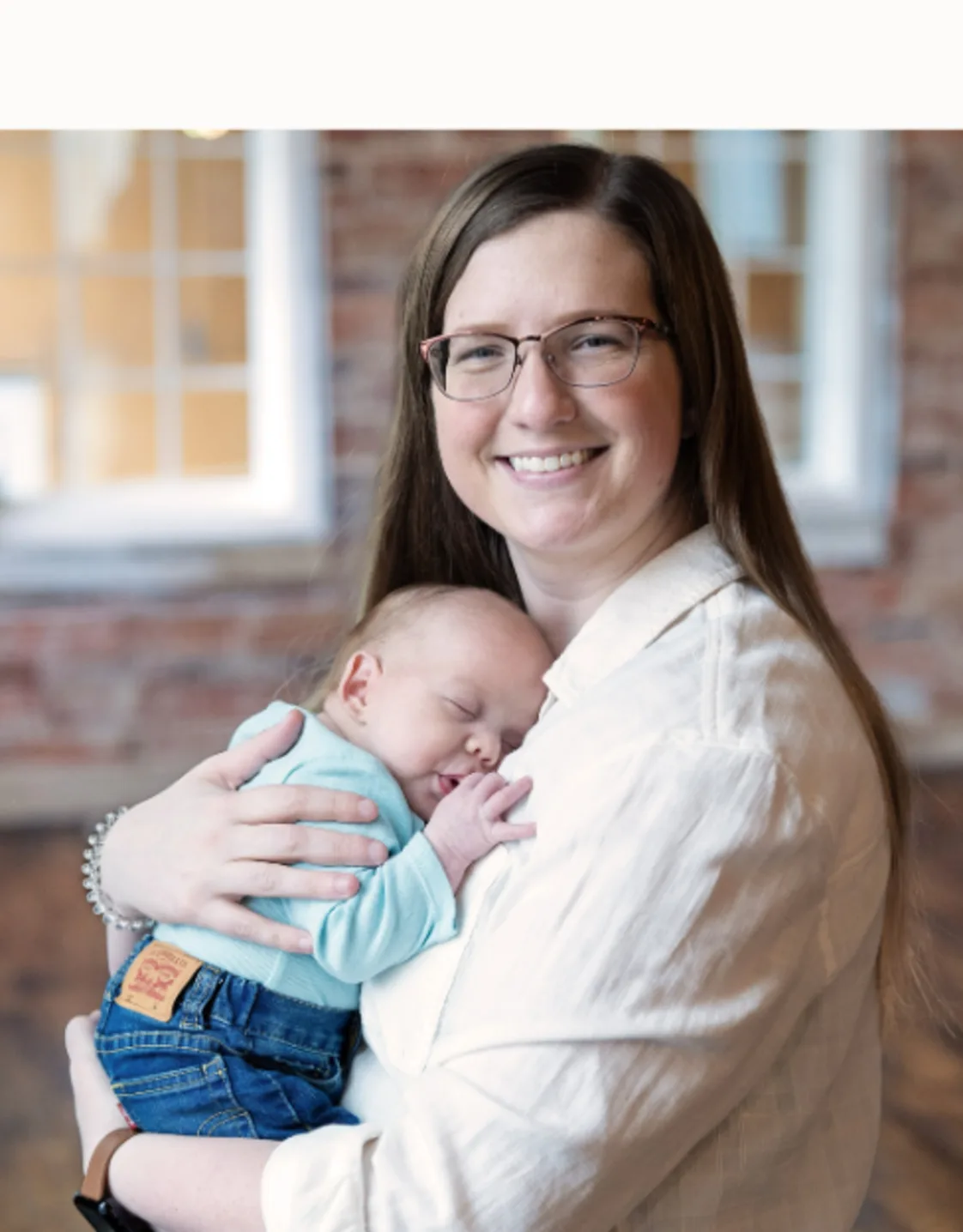 Dr. Hannah N. Wallick w/her child Dr. Hannah N. Wallick w/her child
