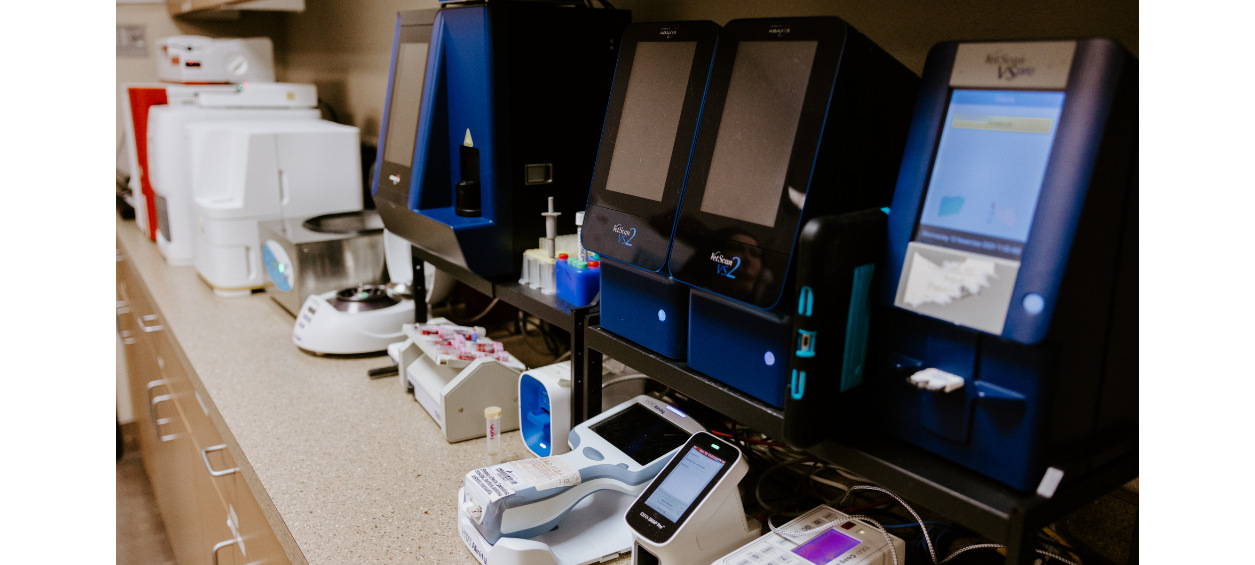 Tech sitting on a desk 