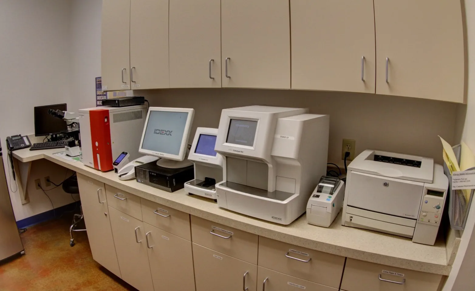 In House Laboratory inside McClintock In House Laboratory inside McClintock