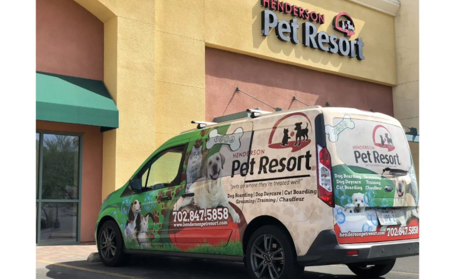 Henderson Pet Resort truck Henderson Pet Resort truck