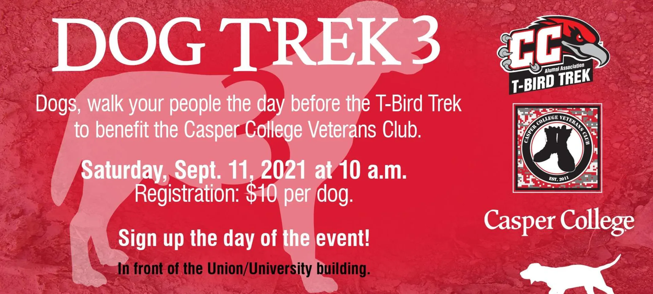 Dog Trek flyer Dog Trek flyer