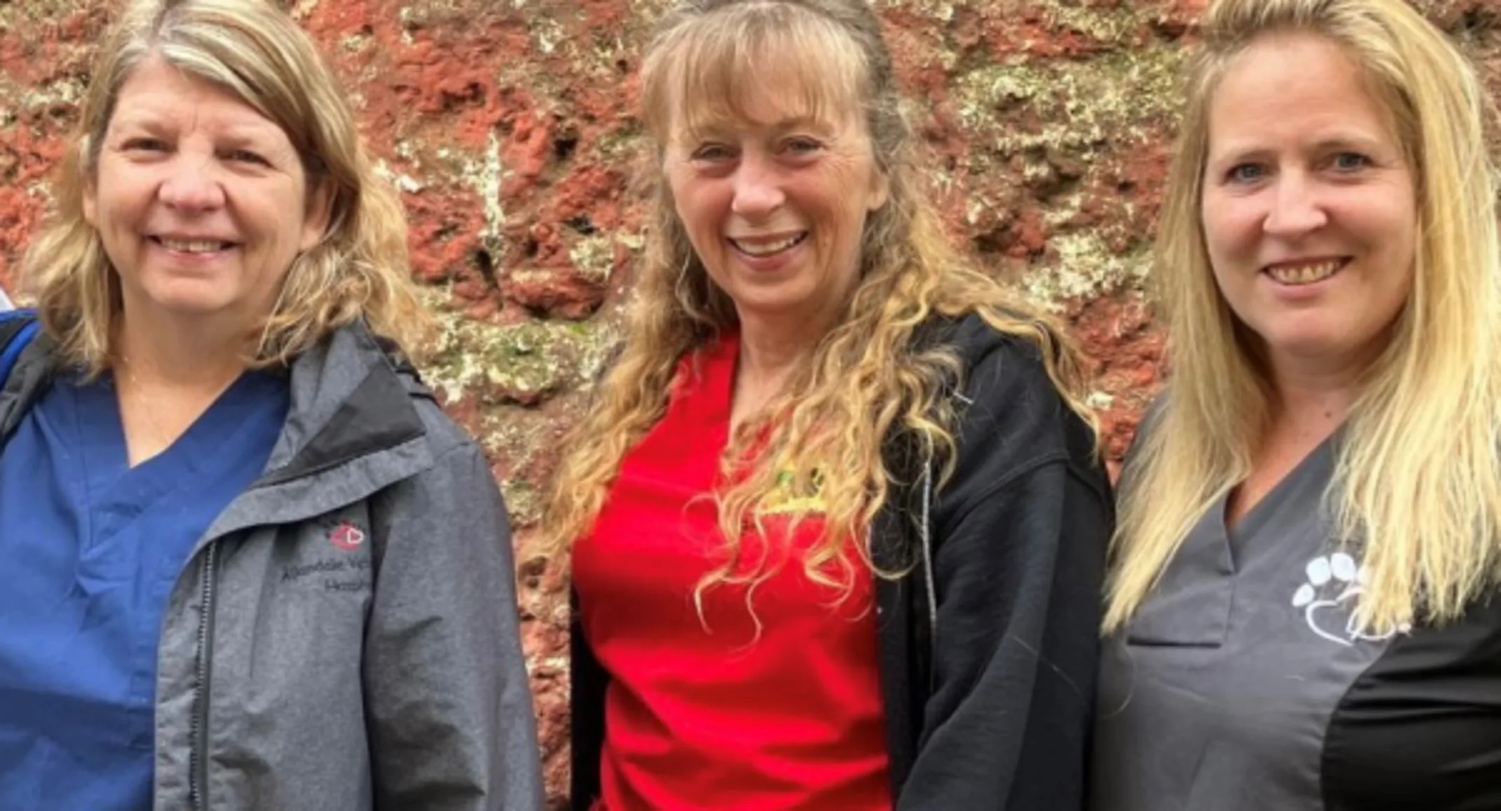 3 members of Allandale's staff smiling for the camera 3 members of Allandale's staff smiling for the camera