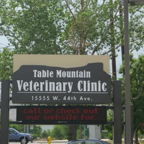 Table Mountain Veterinary Clinic Sign Table Mountain Veterinary Clinic Sign