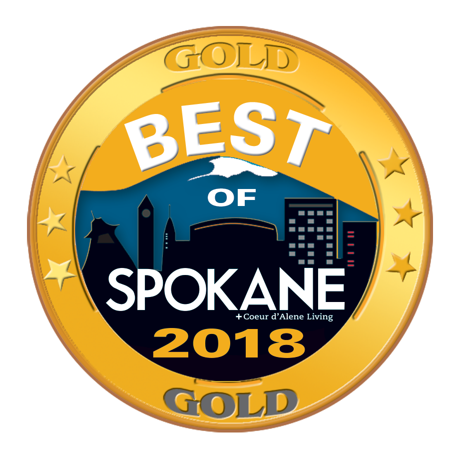 Gold Best of Spokane 2018 Logo