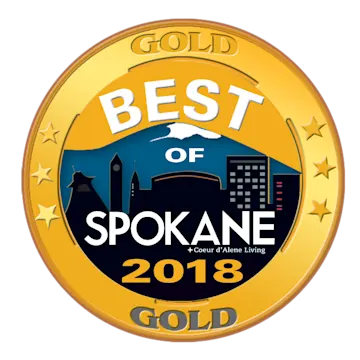 Gold Best of Spokane 2018 Logo Gold Best of Spokane 2018 Logo