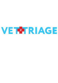VetTriage logo with solid white background