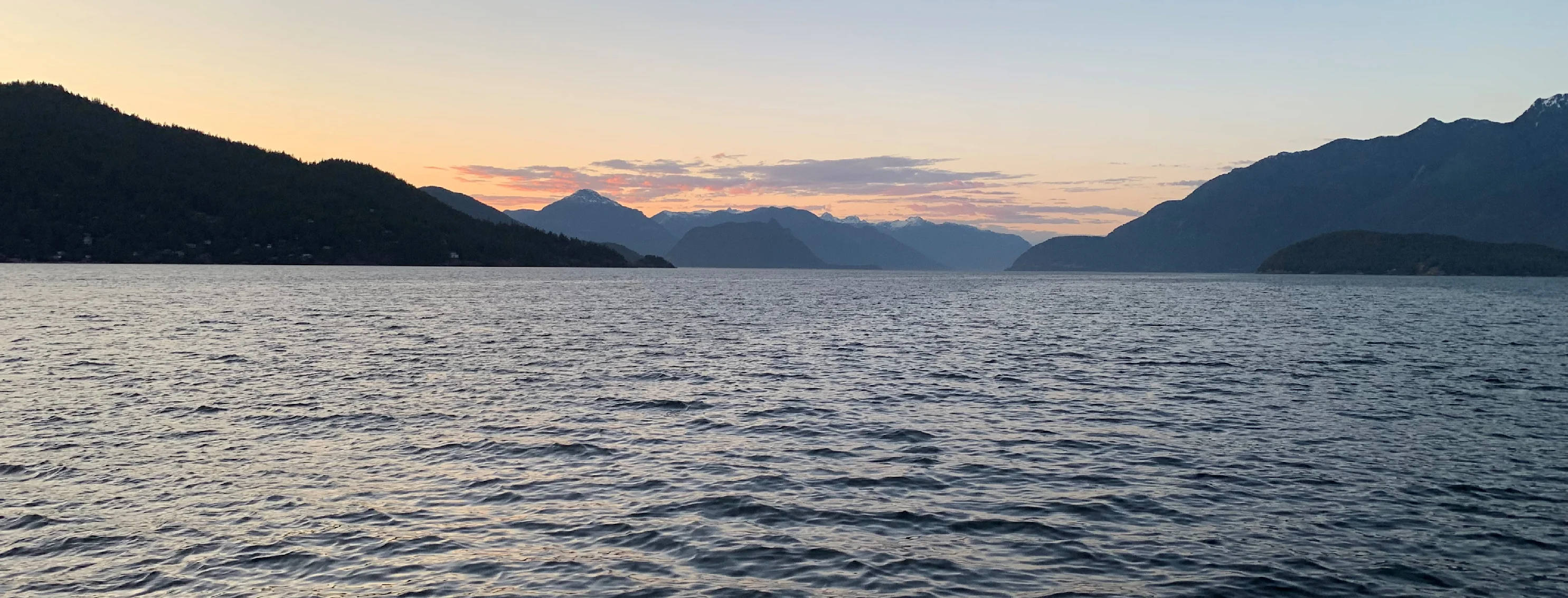 view of mountains and lake