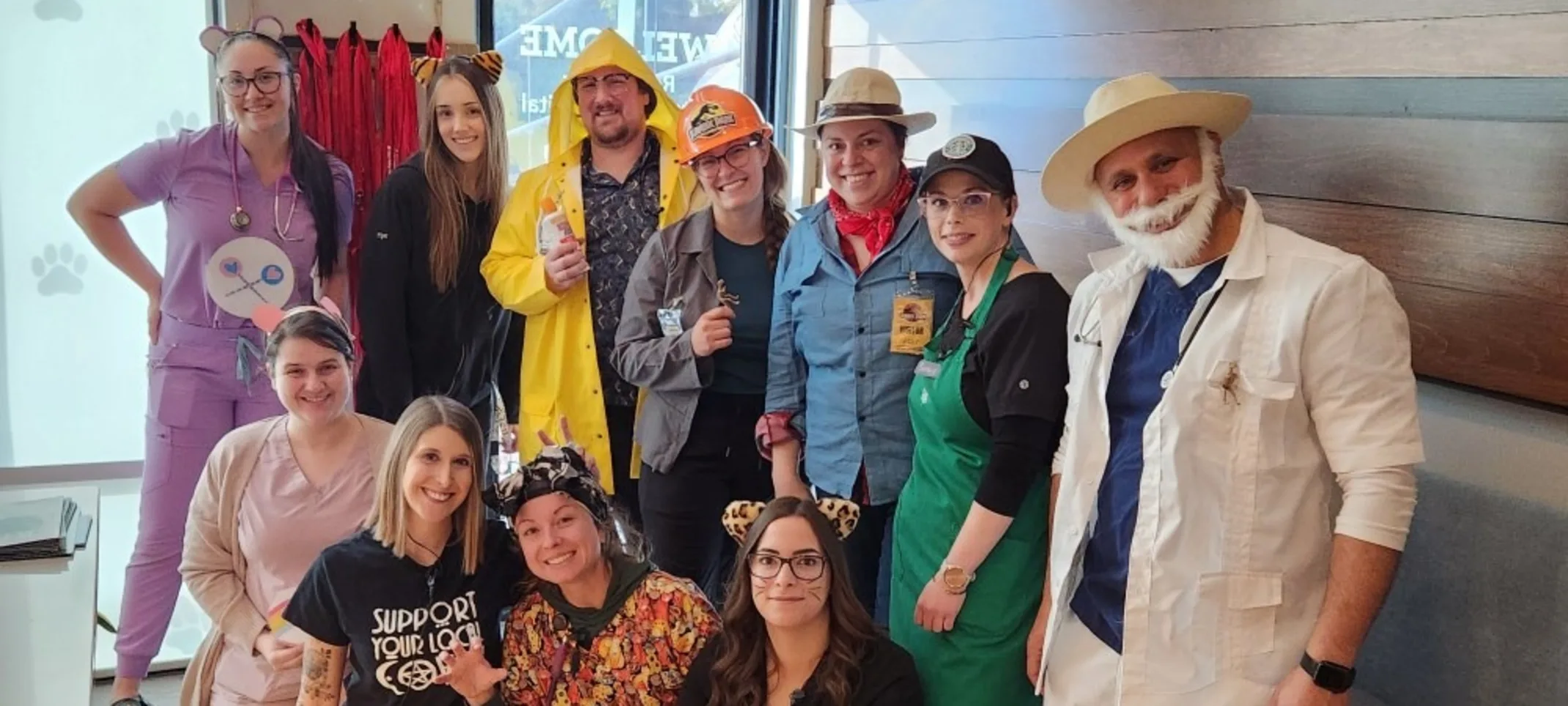 Staff dressing up for Halloween Staff dressing up for Halloween