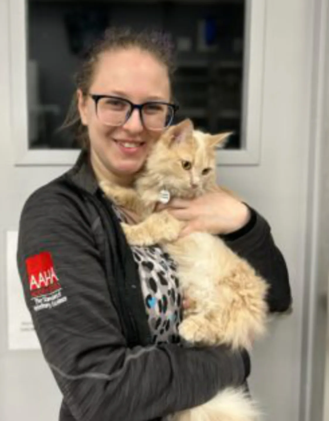 Caileigh holding a cat Caileigh holding a cat