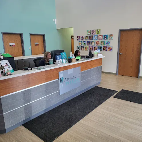 Front Desk Side View Front Desk Side View