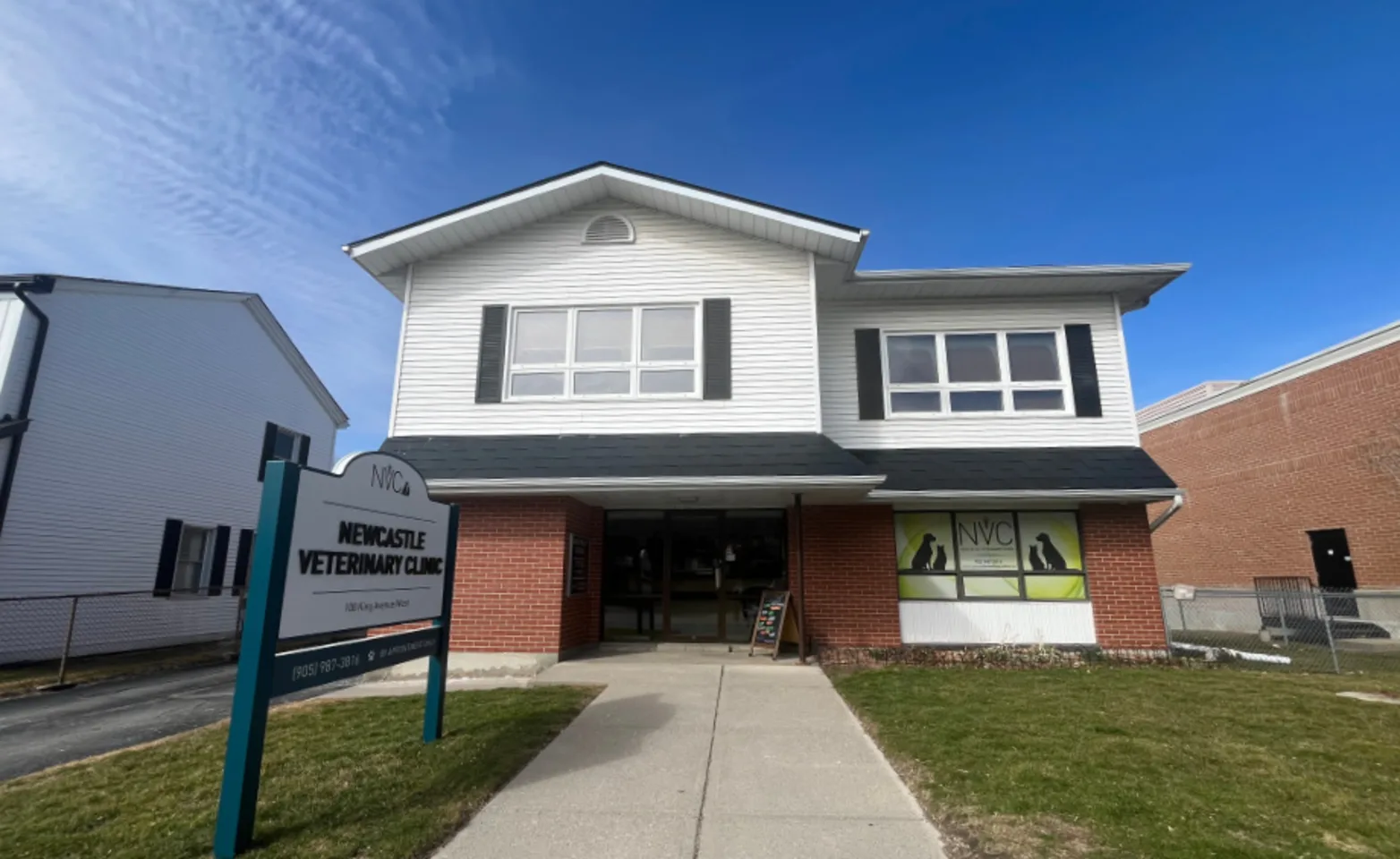 front of Newcastle Veterinary Clinic front of Newcastle Veterinary Clinic