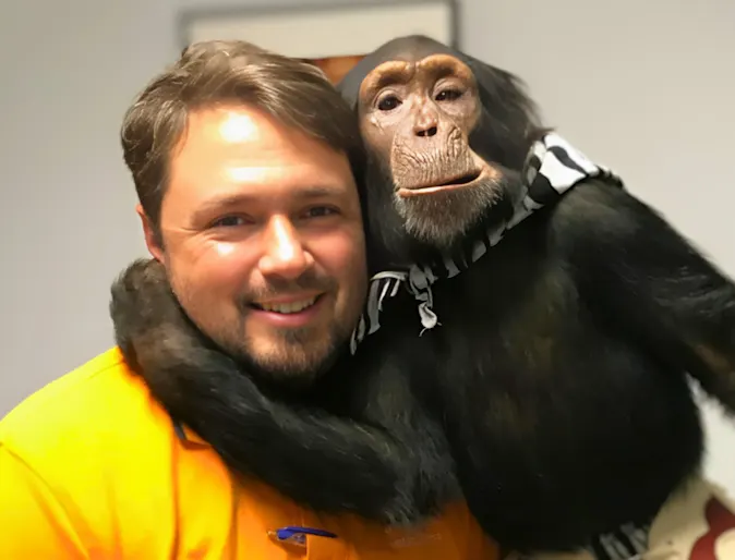 Bienville Animal Medical Center cares for chimp throughout his life Bienville Animal Medical Center cares for chimp throughout his life