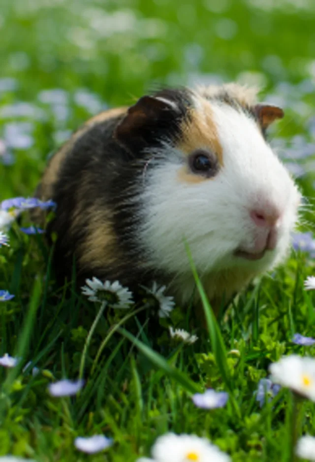 Guinea pig in the grass Guinea pig in the grass