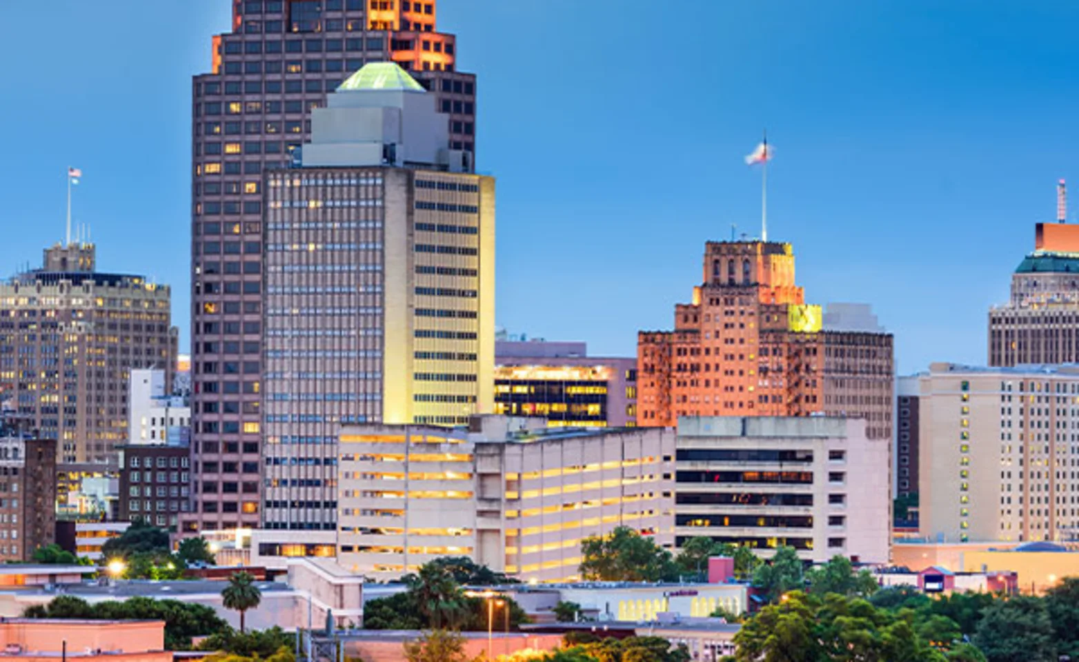 The San Antonio skyline The San Antonio skyline