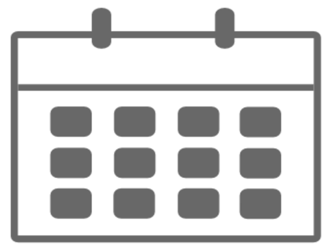Icon of a calander Icon of a calander