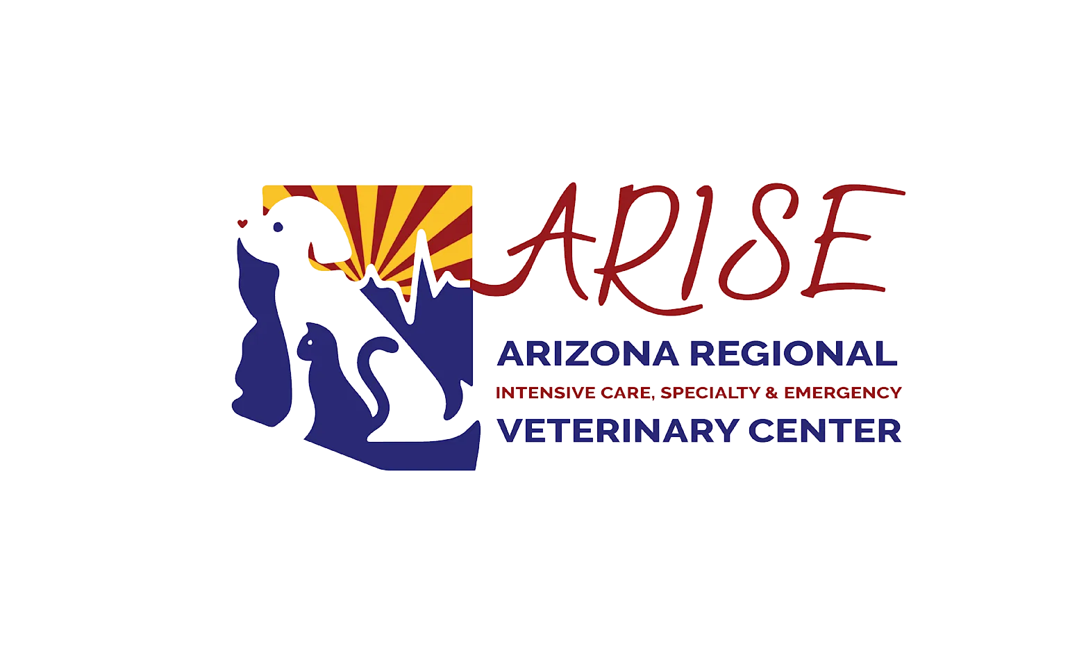 Logo of Arizona Veterinary Emergency & Critical Care Center ARISE Logo of Arizona Veterinary Emergency & Critical Care Center ARISE