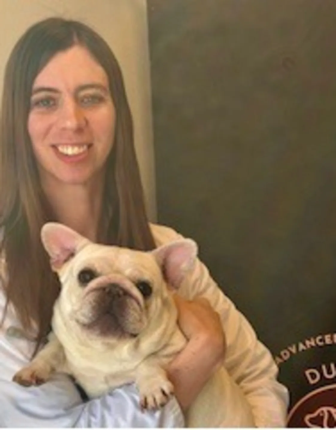 Dr. Audri Iverson of Dunes Animal Hospital, with black cat Dr. Audri Iverson of Dunes Animal Hospital, with black cat