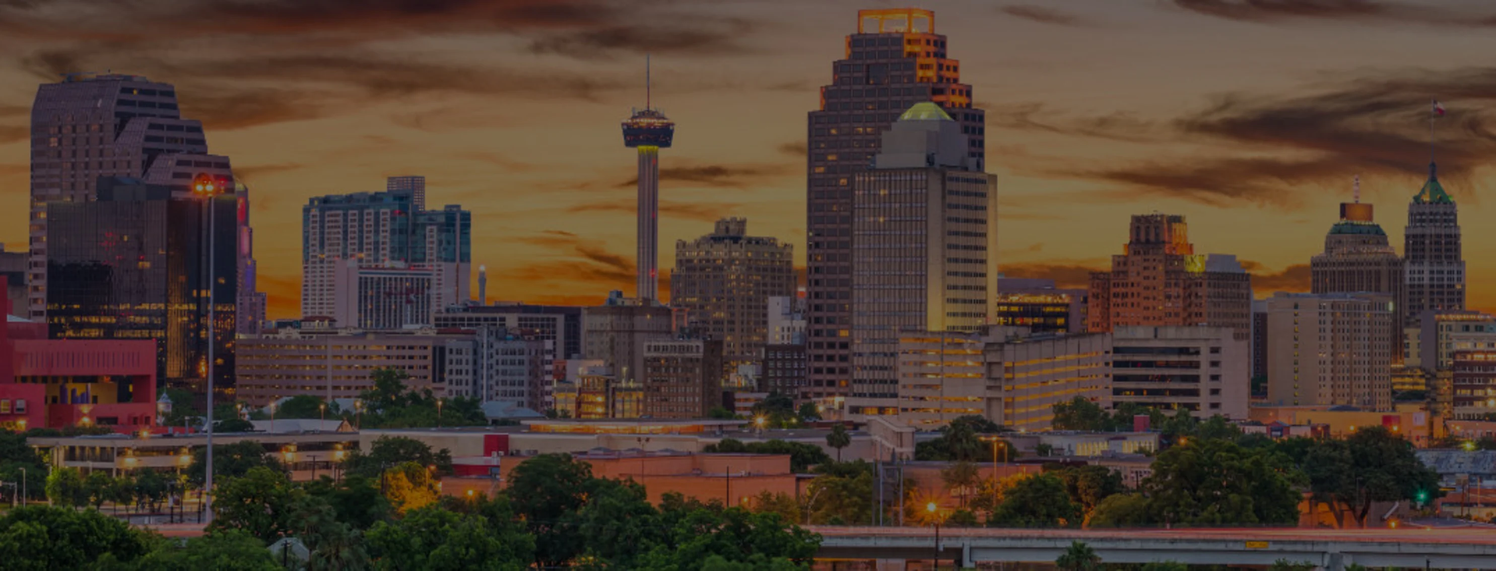 City Skyline of San Antonio, Texas