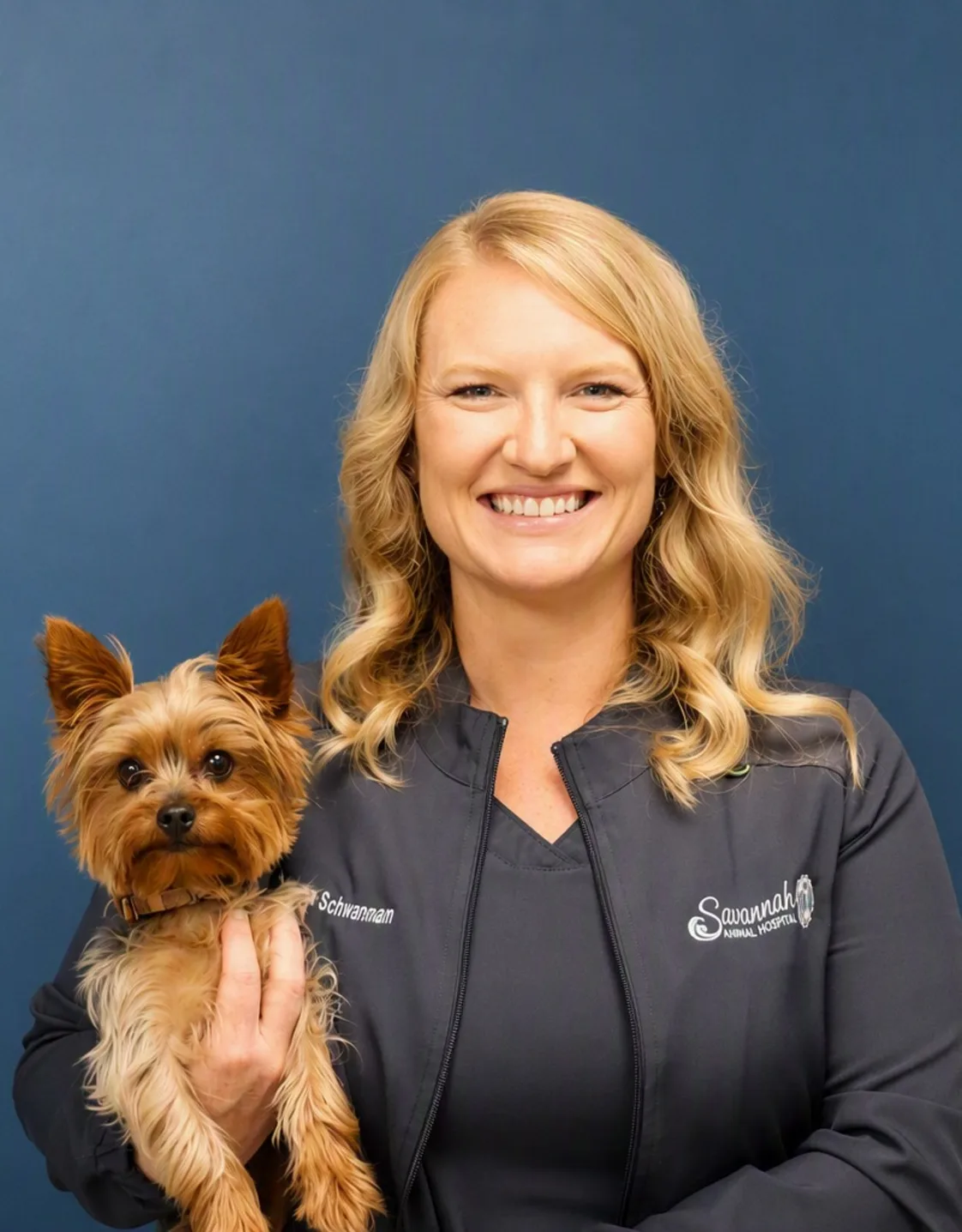 Dr. Melissa Schwarmann, vet at Savannah Animal Hospital Dr. Melissa Schwarmann, vet at Savannah Animal Hospital