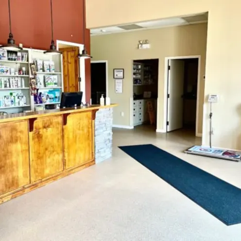 Front Desk at Bracebridge Animal Hospital Front Desk at Bracebridge Animal Hospital