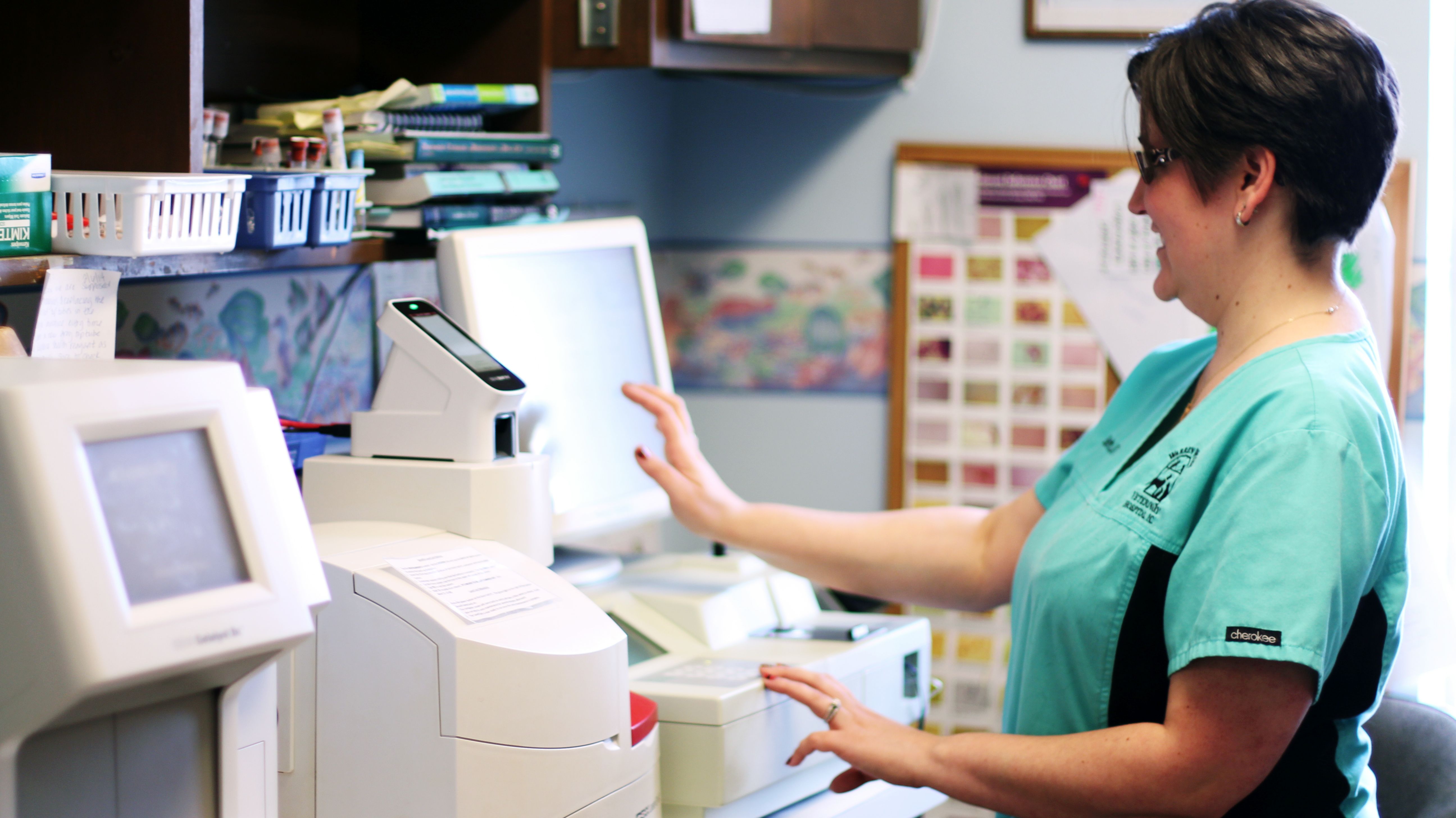 Warren Woods Veterinary Hospital Lab Area