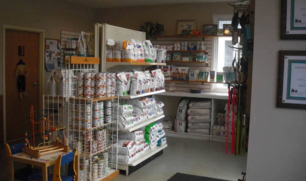 Pawleys Veterinary Hospital Pet Supplies on shelves