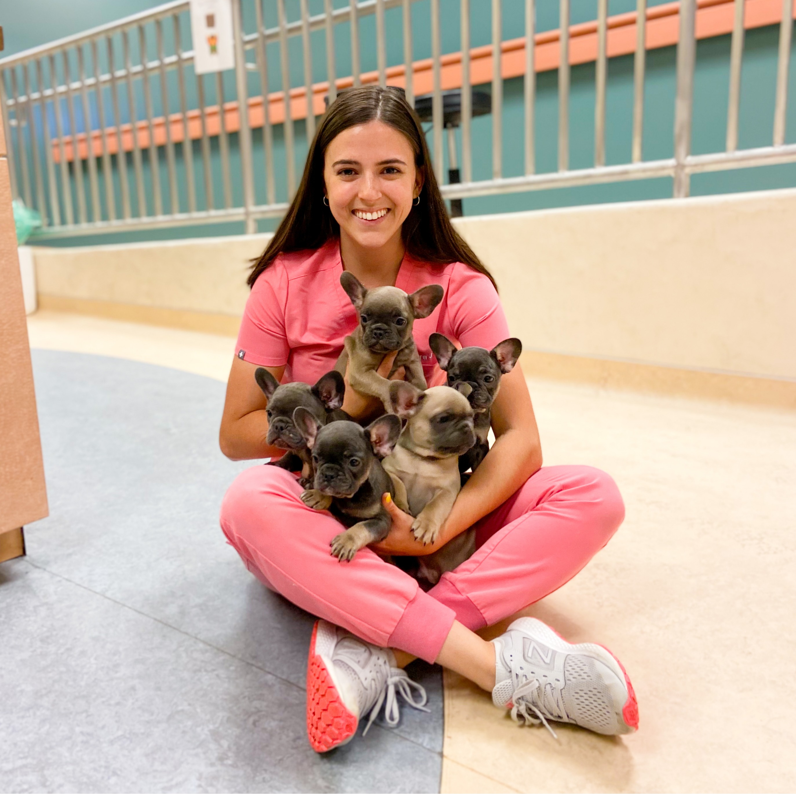 Dr. Howard with her two cats