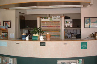 Cape Fear Animal Hospital Reception area