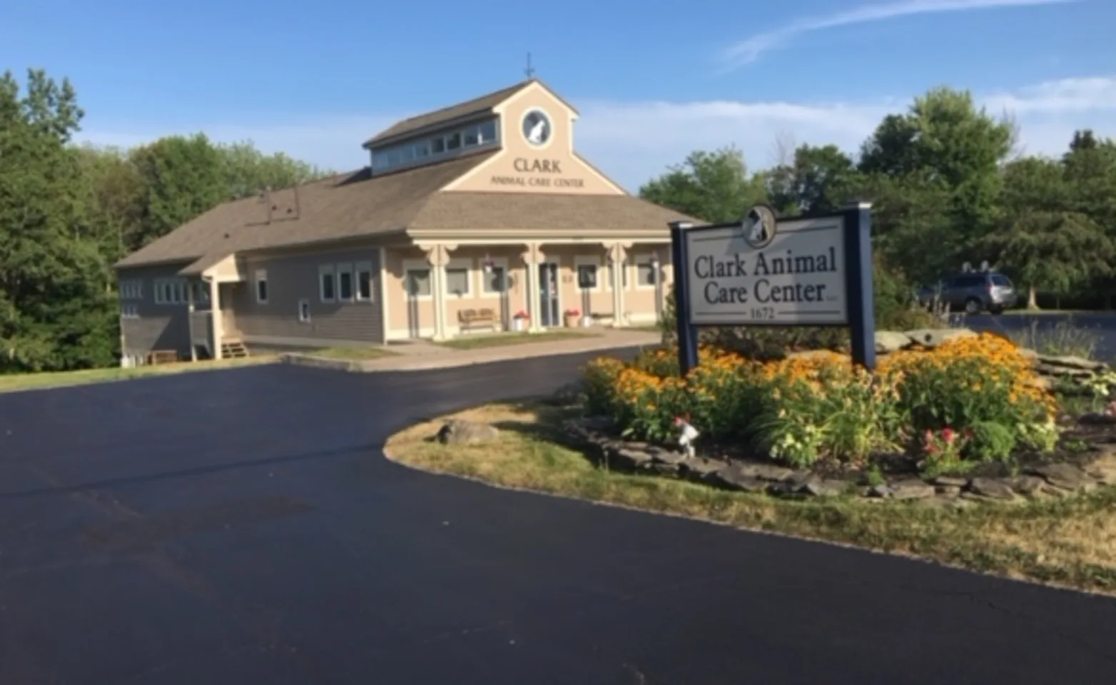 Exterior of Clark Animal Care Center