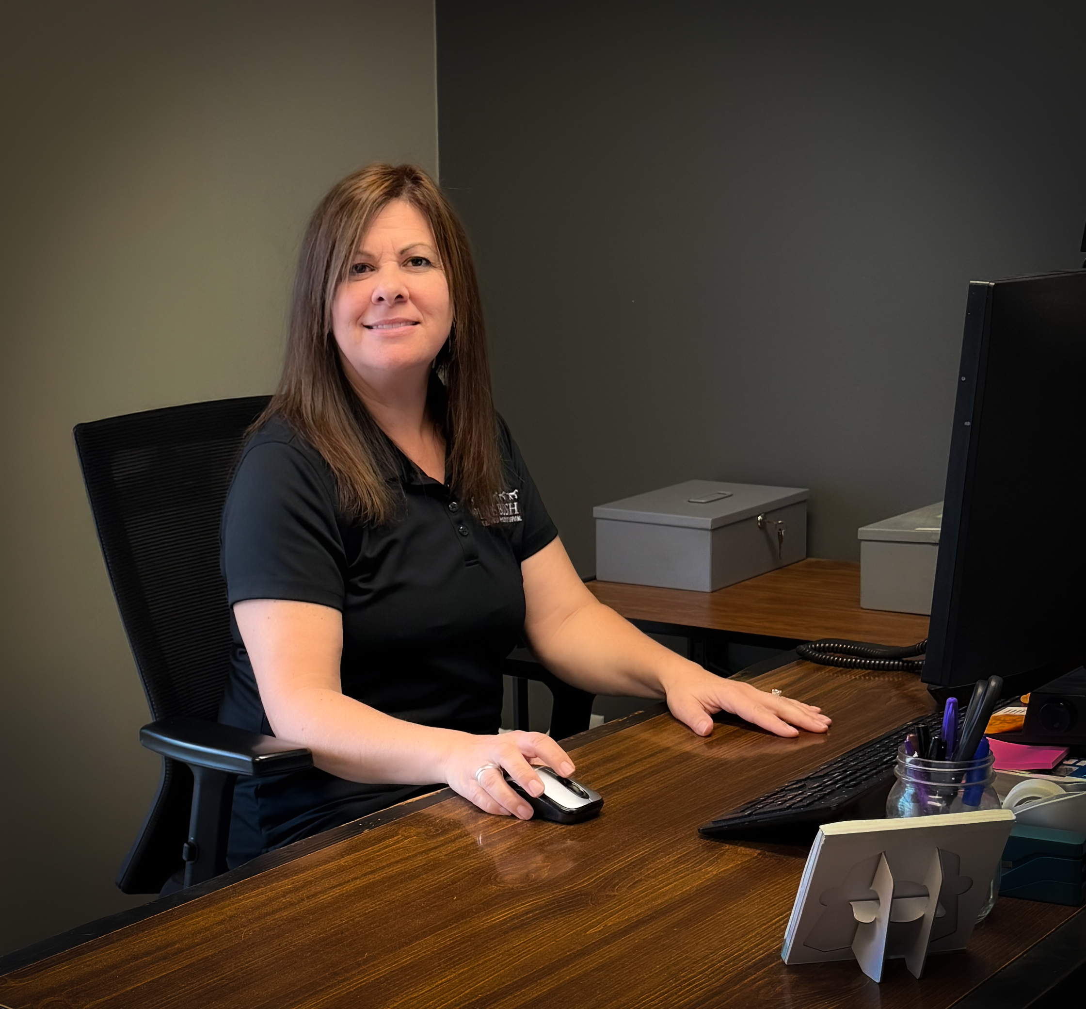 Michele at Pine Bush Equine Services and Veterinary Hospital