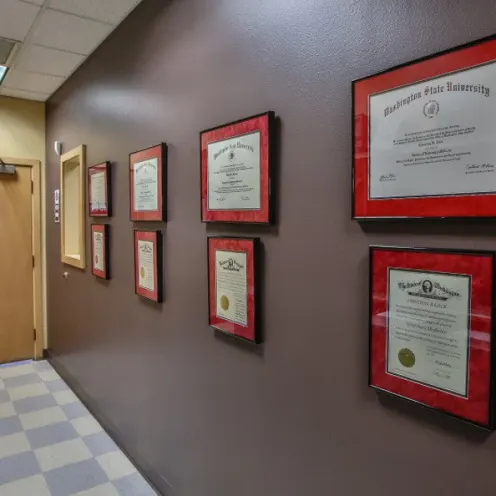 Kitsap Veterinary Hospital Certificates