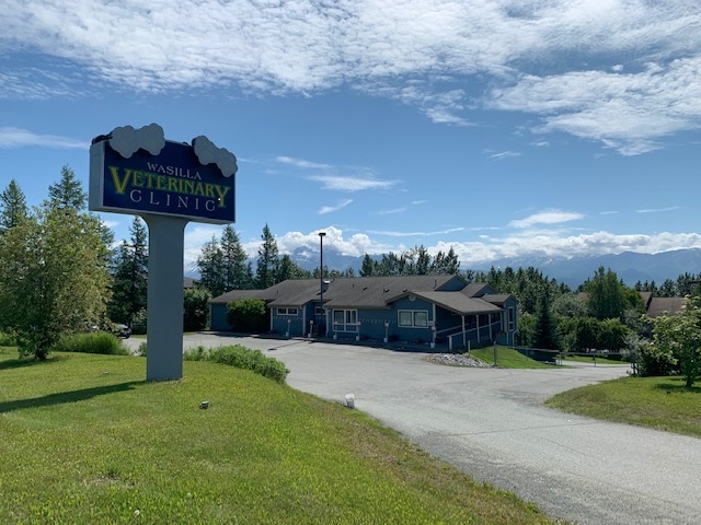 Wasilla Veterinary Clinic Building from the outside