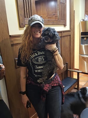 Woman with dog at The Animalife Veterinary Center at Mission Hills