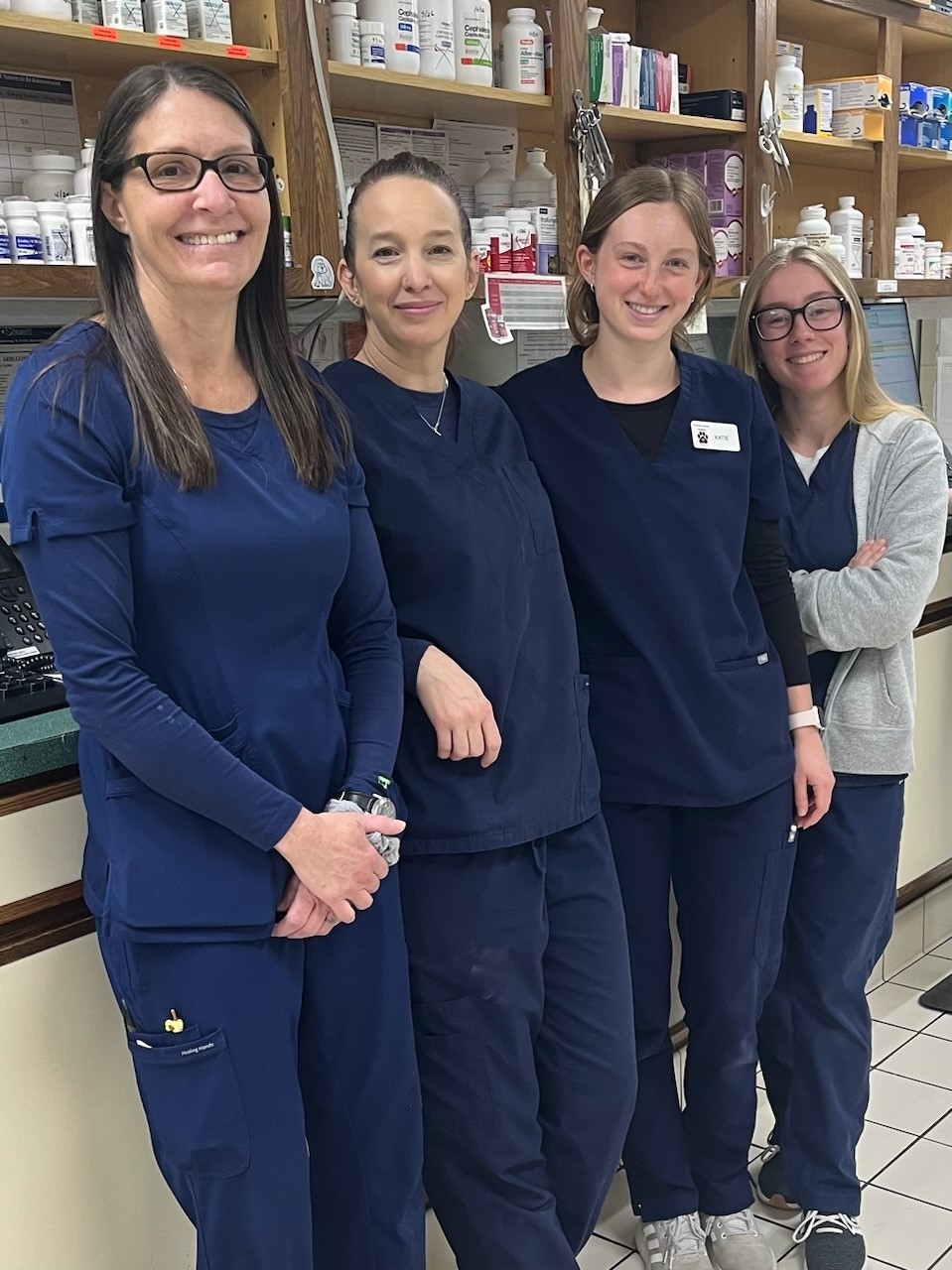 Some of our Technician Team at Coventry Animal Hospital