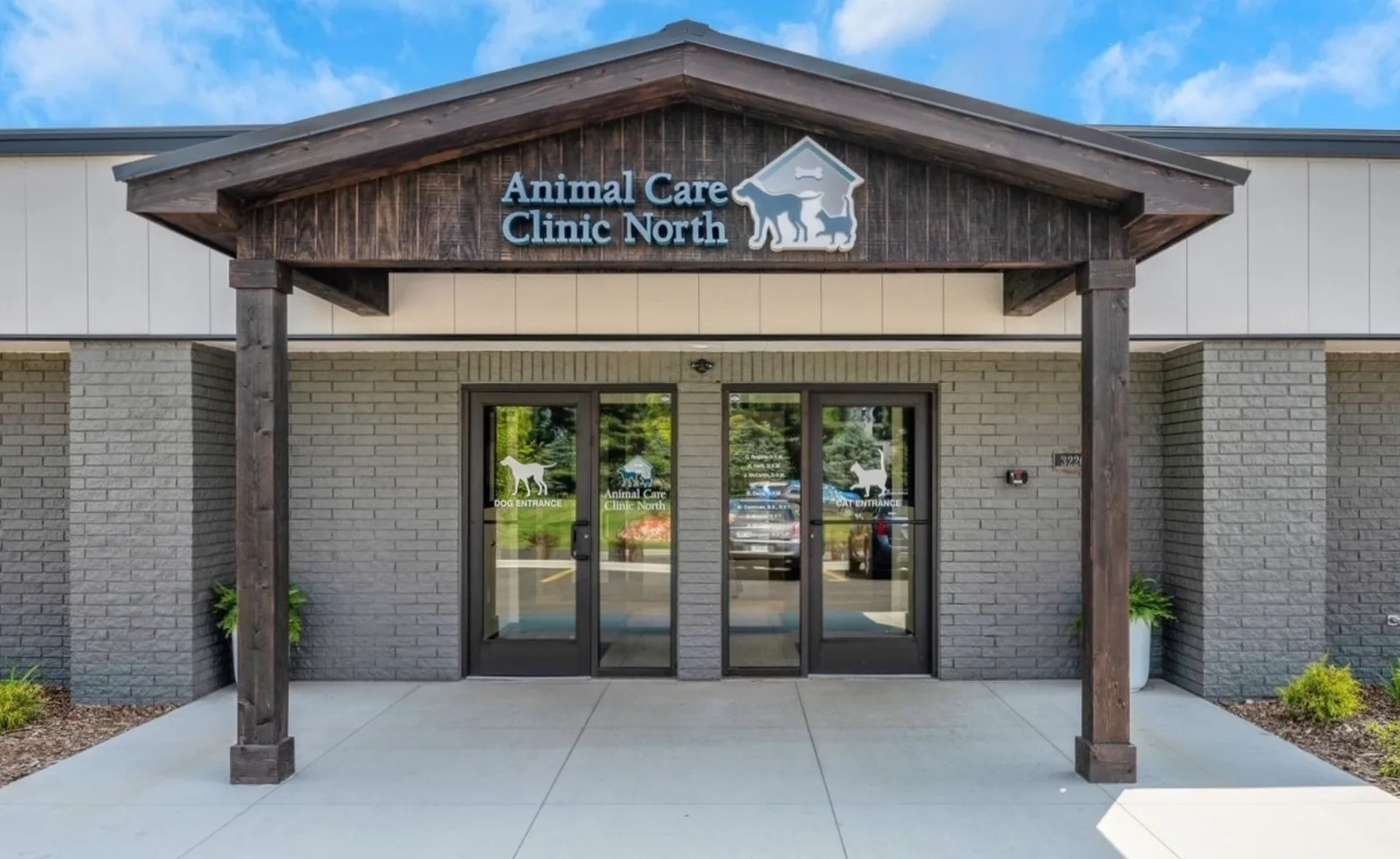 Exterior front of Animal Care Clinic North Exterior front of Animal Care Clinic North