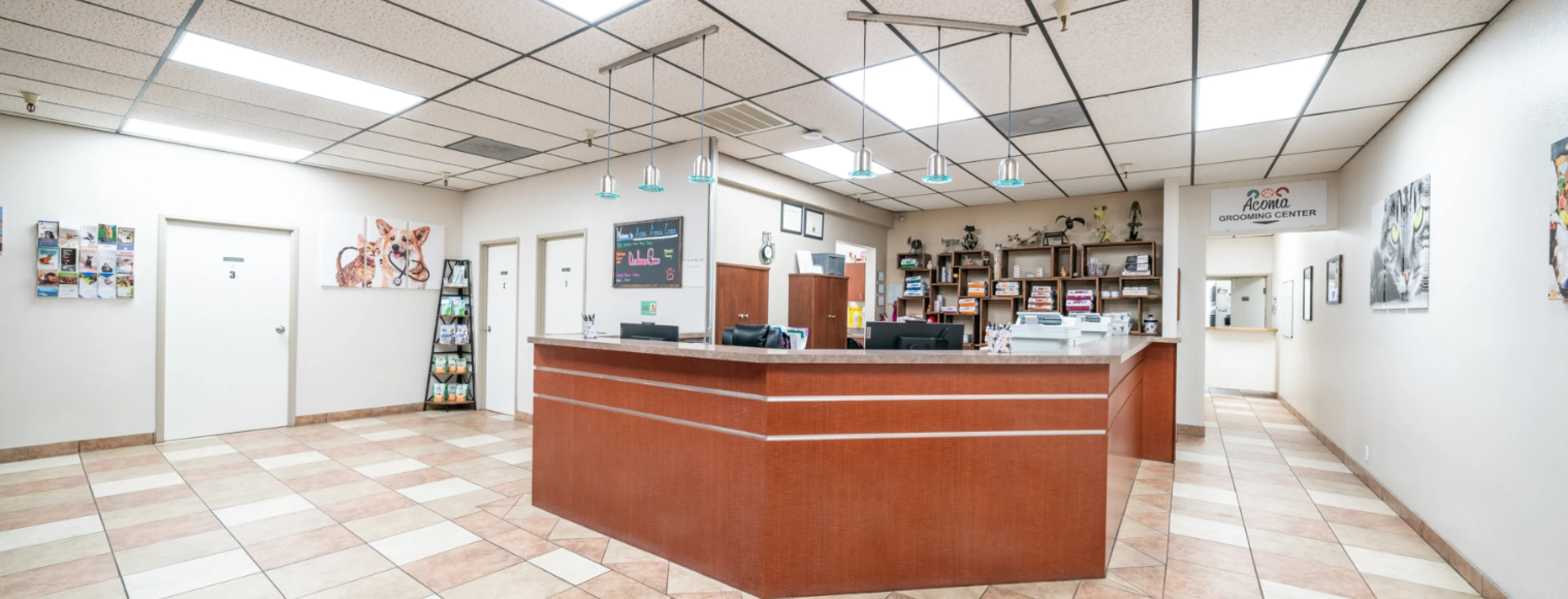 Front Desk at Acoma Animal Clinic Front Desk at Acoma Animal Clinic