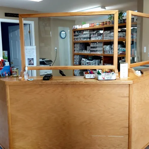 View of the front desk at Williamstown Veterinary Services