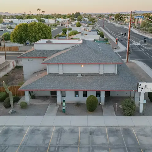 Ironwood Veterinary Clinic Building Exterior Top View Ironwood Veterinary Clinic Building Exterior Top View