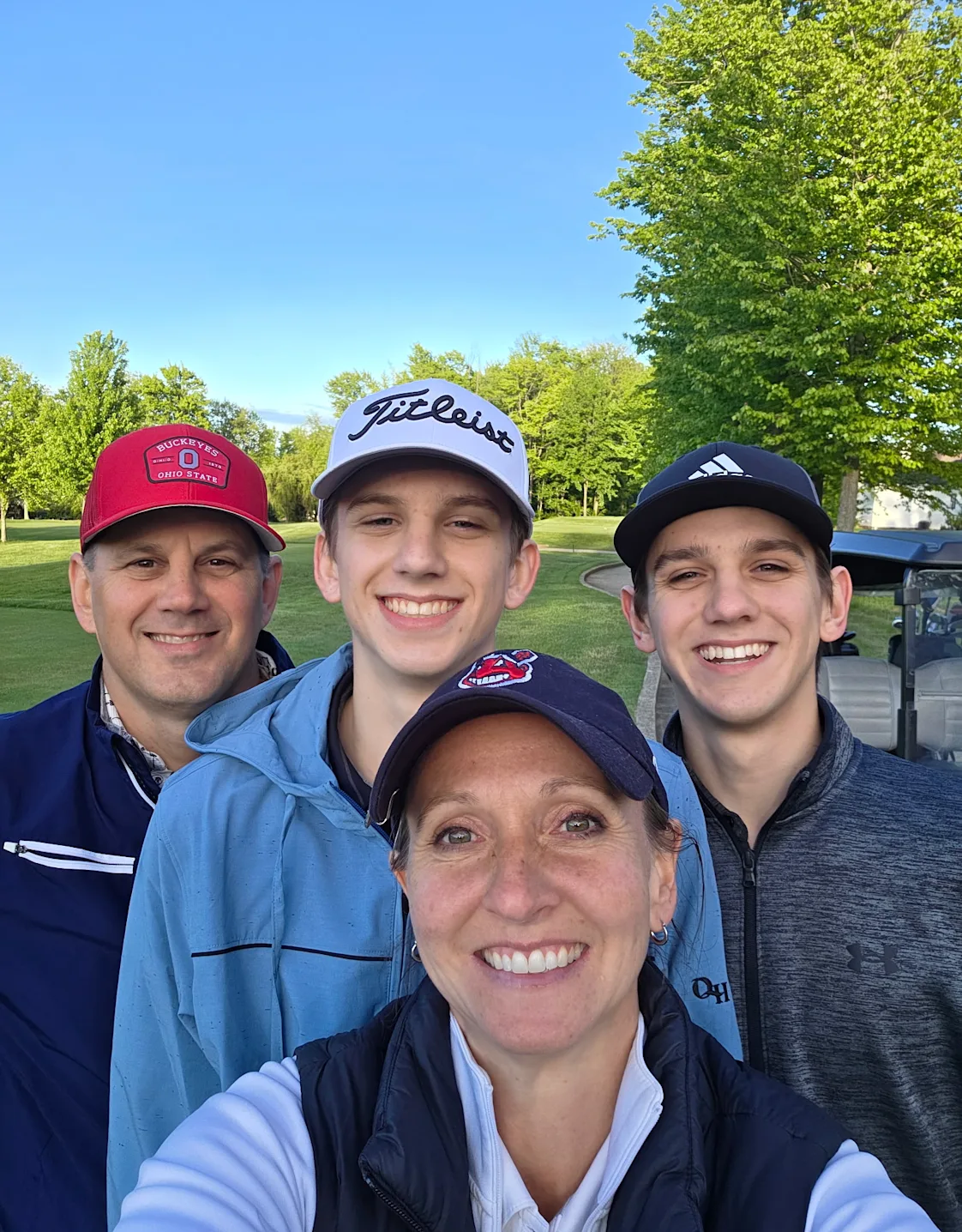 Janette and her family Janette and her family