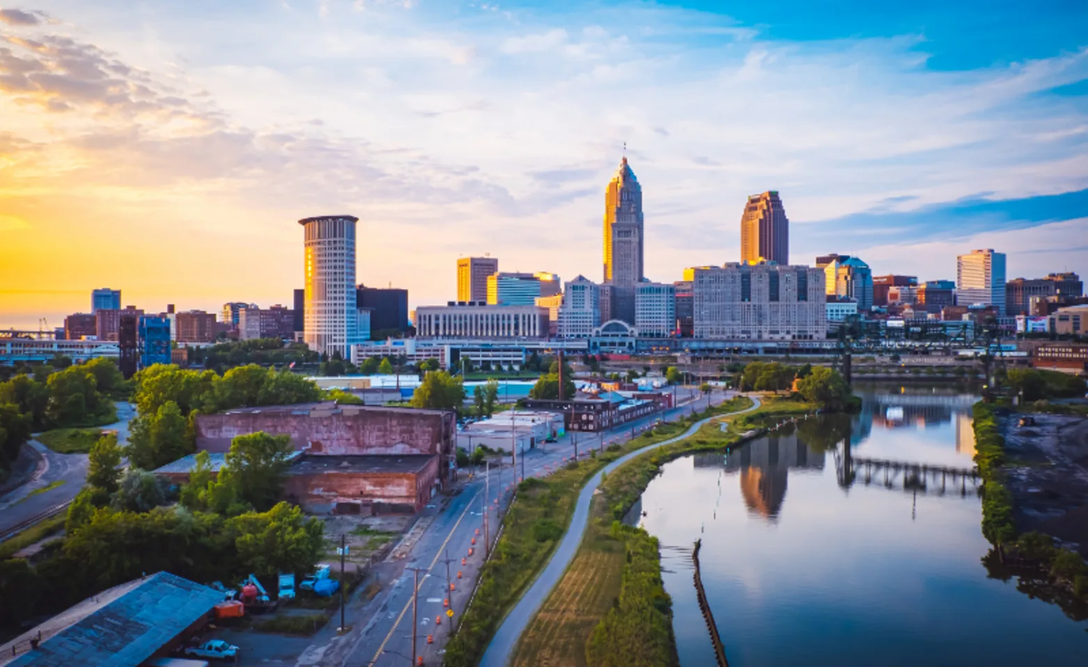 Northeast Ohio City Landscape Northeast Ohio City Landscape