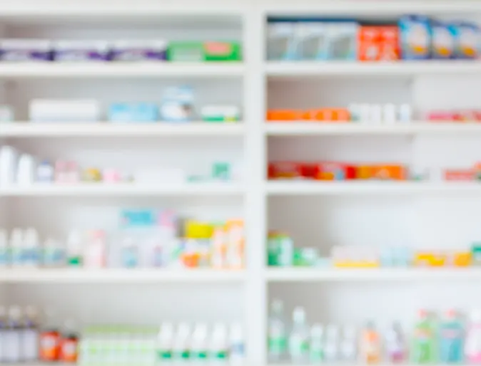 Prescriptions shelves at a pharmacy Prescriptions shelves at a pharmacy