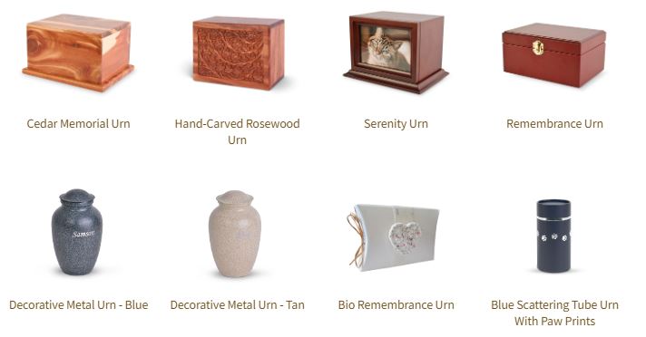 Variety of urns
