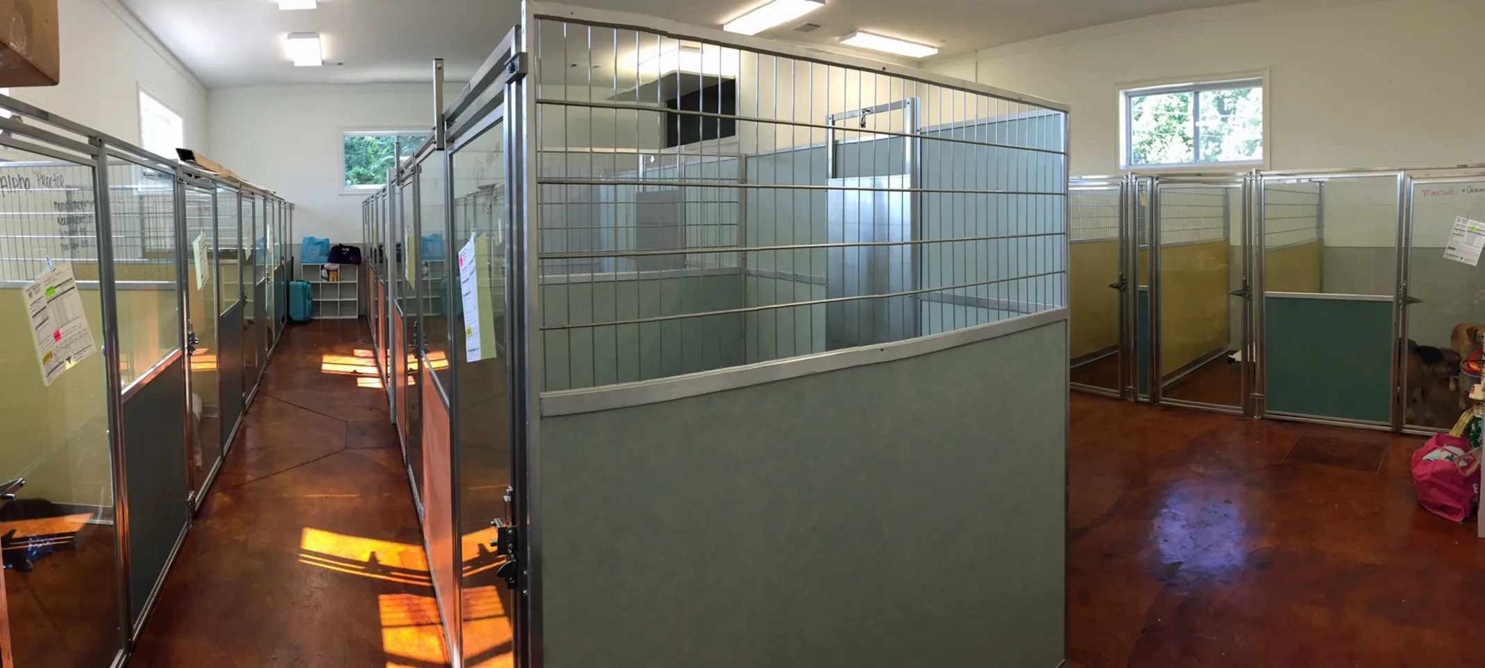 Our Pet Suites boarding area. Our Pet Suites boarding area.